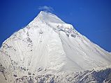 06 Dhaulagiri North Face After Sunrise From Kharka On Way To Mesokanto La Dhaulagiri North Face just after sunrise from our camp on the kharka (3460m) above Jomsom on the way to Tilicho Lake.